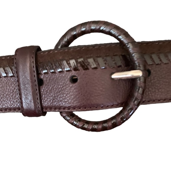 Brighton Ladies Wide Brown Leather Belt Size 32 main image 4